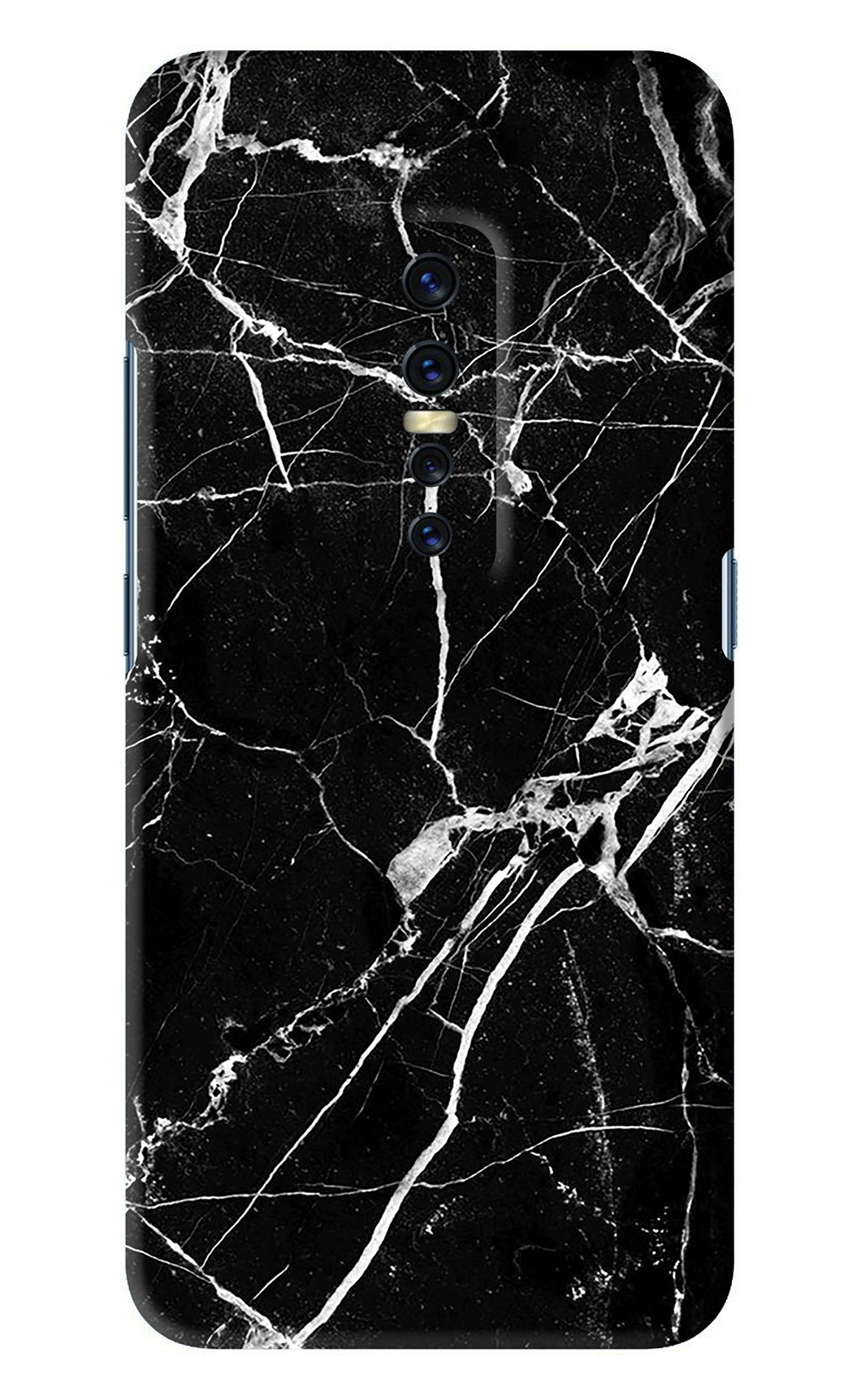 Black Marble Texture 2 Vivo V17 Pro Back Skin Wrap