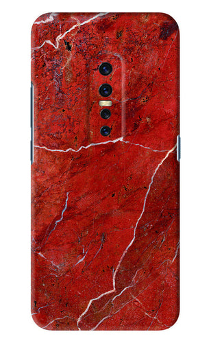 Red Marble Design Vivo V17 Pro Back Skin Wrap