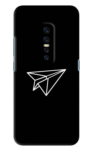 Paper Plane White Vivo V17 Pro Back Skin Wrap