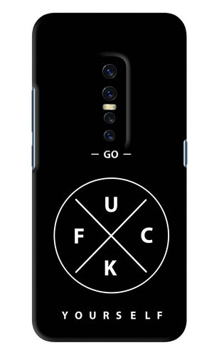 Go Fuck Yourself Vivo V17 Pro Back Skin Wrap