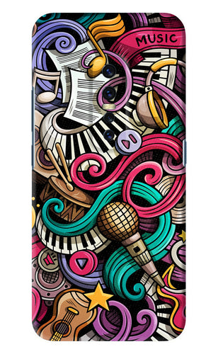 Music Abstract Vivo V17 Pro Back Skin Wrap