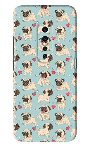 Pug Dog Vivo V17 Pro Back Skin Wrap