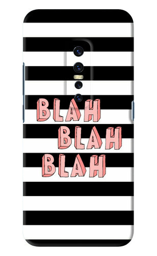 Blah Blah Blah Vivo V17 Pro Back Skin Wrap