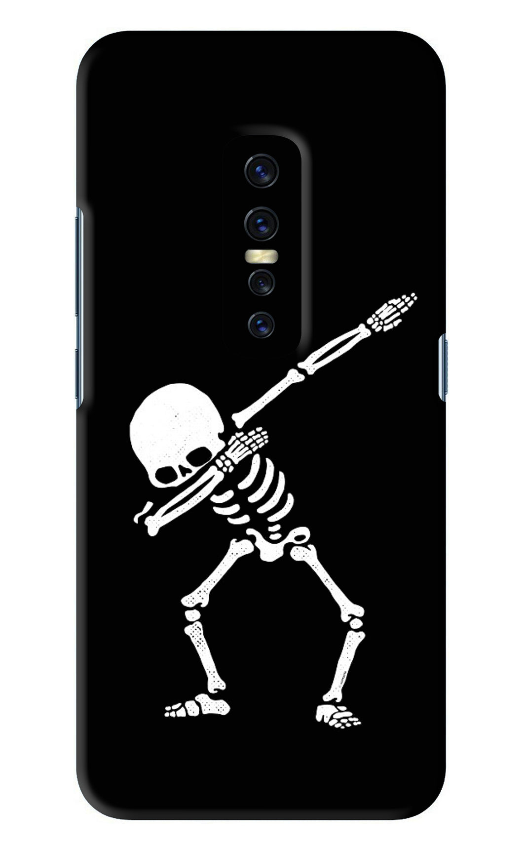 Dabbing Skeleton Art Vivo V17 Pro Back Skin Wrap