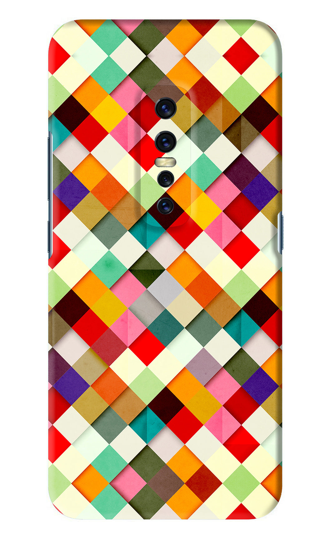 Geometric Abstract Colorful Vivo V17 Pro Back Skin Wrap
