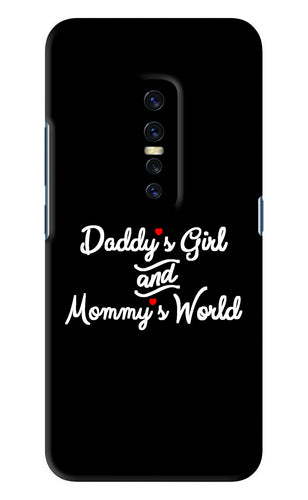 Daddy's Girl and Mommy's World Vivo V17 Pro Back Skin Wrap