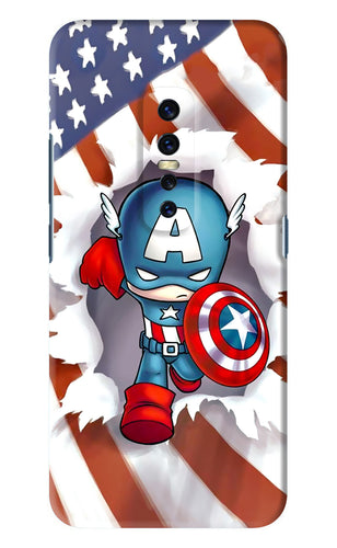 Captain America Vivo V17 Pro Back Skin Wrap