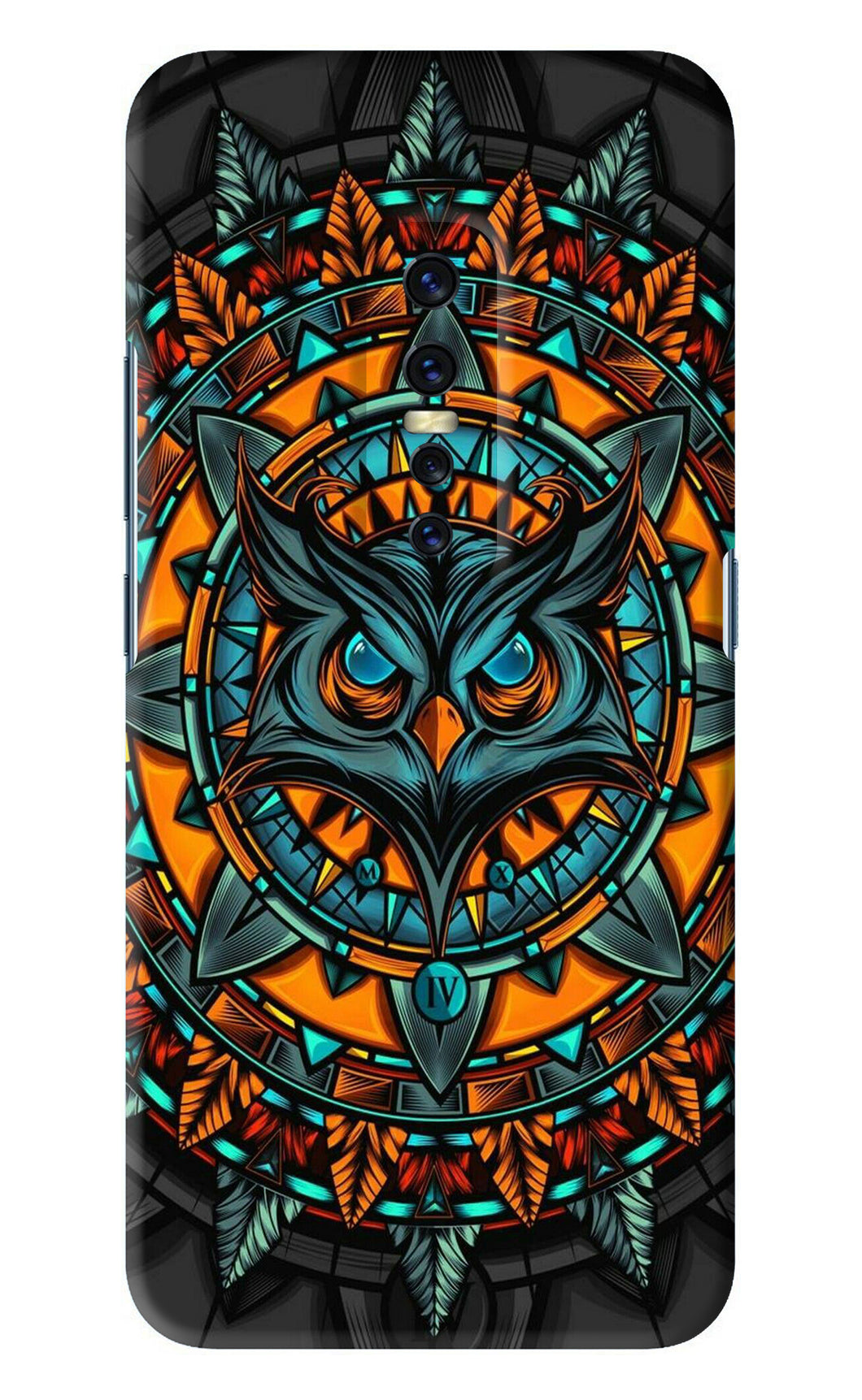 Angry Owl Art Vivo V17 Pro Back Skin Wrap