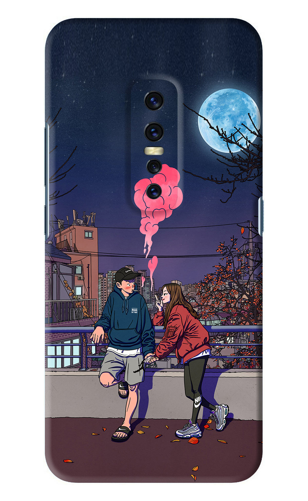 Chilling Couple Vivo V17 Pro Back Skin Wrap