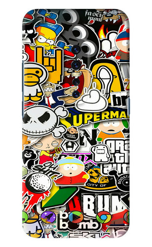 Sticker Bomb Vivo V17 Pro Back Skin Wrap