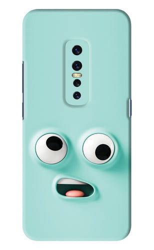 Silly Face Cartoon Vivo V17 Pro Back Skin Wrap
