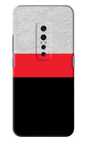 Tri Color Pattern Vivo V17 Pro Back Skin Wrap