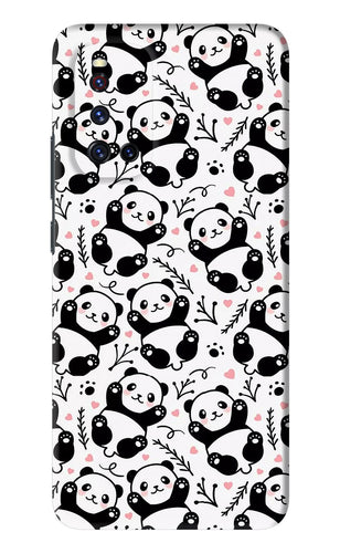 Cute Panda Vivo V19 Back Skin Wrap