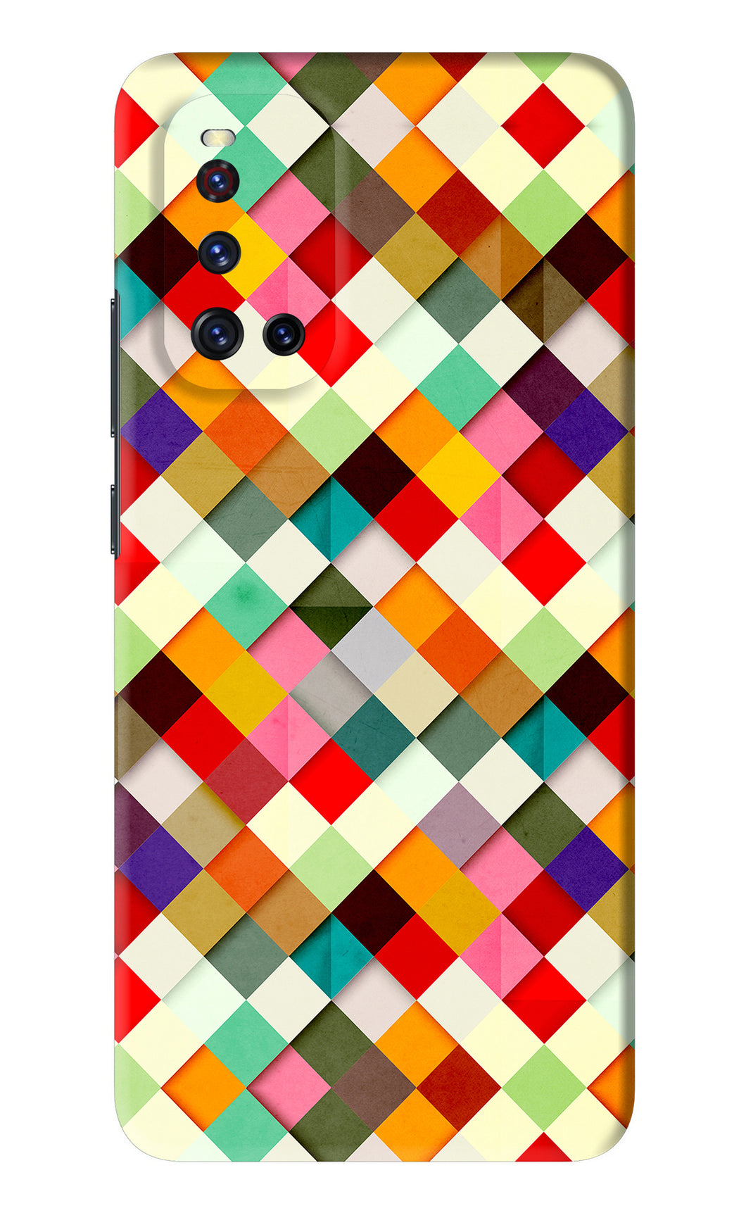Geometric Abstract Colorful Vivo V19 Back Skin Wrap