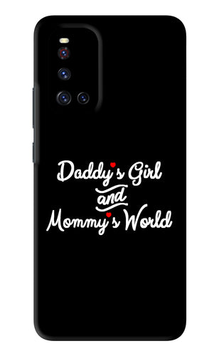 Daddy's Girl and Mommy's World Vivo V19 Back Skin Wrap