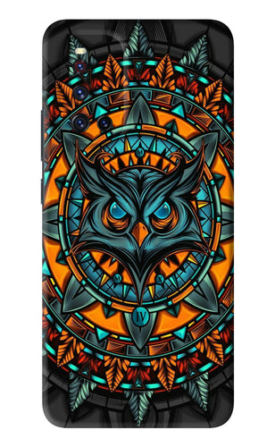 Angry Owl Art Vivo V19 Back Skin Wrap