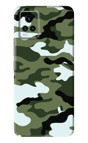 Camouflage 1 Vivo V20 Back Skin Wrap