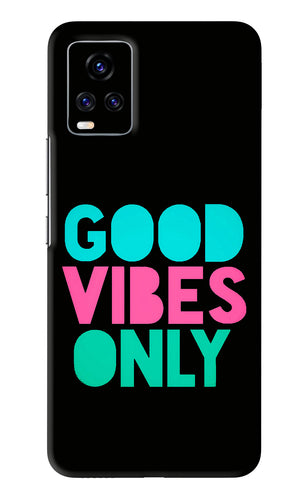 Quote Good Vibes Only Vivo V20 Pro Back Skin Wrap