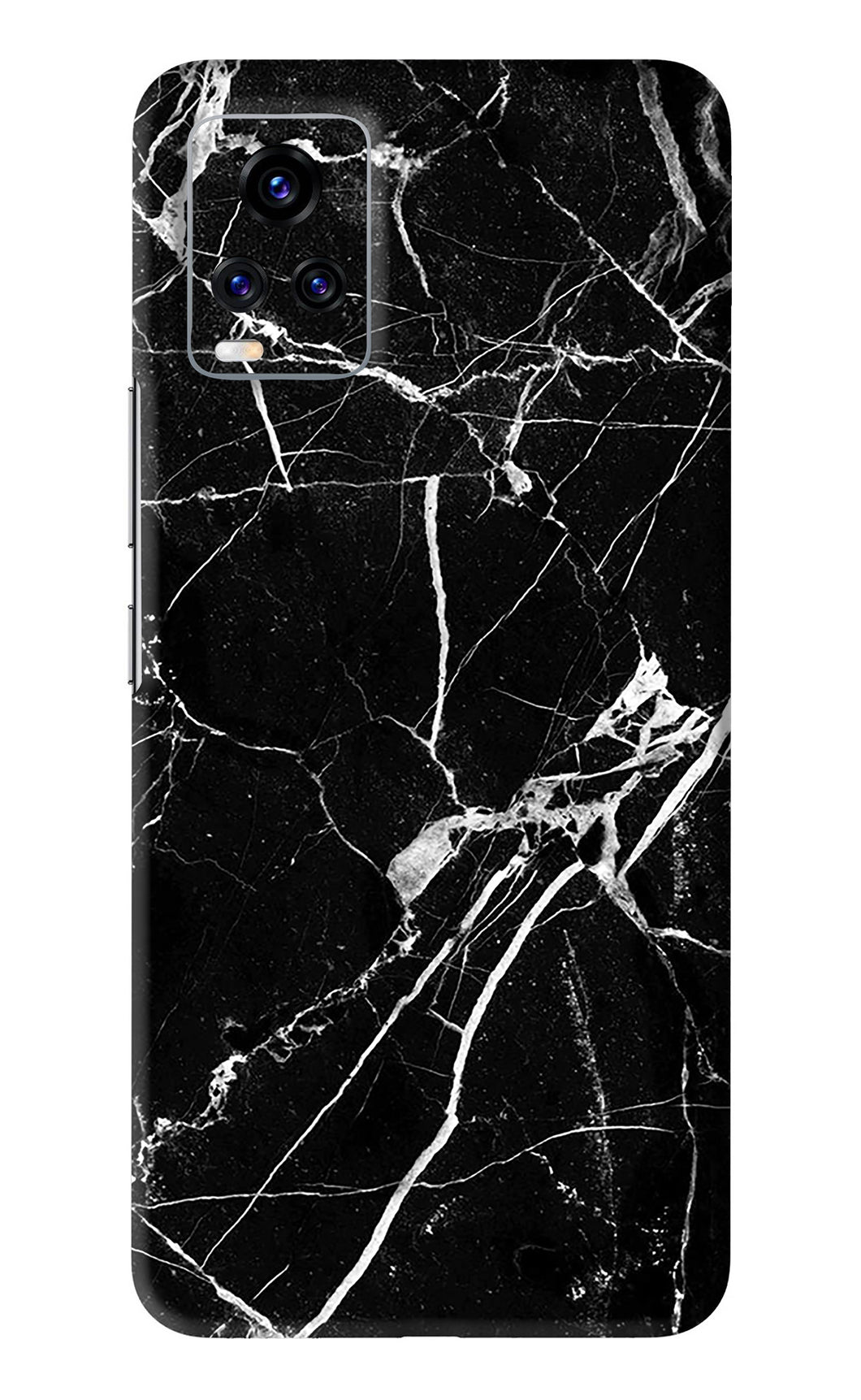 Black Marble Texture 2 Vivo V20 Pro Back Skin Wrap