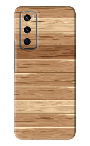 Wooden Vector Vivo V20 SE Back Skin Wrap