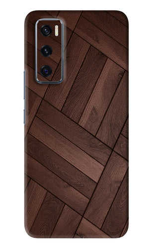 Wooden Texture Design Vivo V20 SE Back Skin Wrap