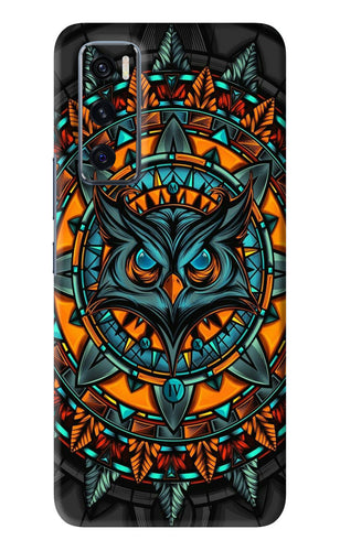 Angry Owl Art Vivo V20 SE Back Skin Wrap