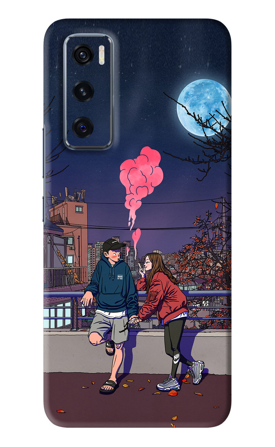 Chilling Couple Vivo V20 SE Back Skin Wrap