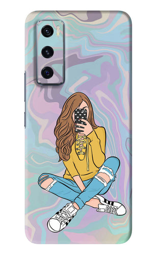 Selfie Girl Vivo V20 SE Back Skin Wrap
