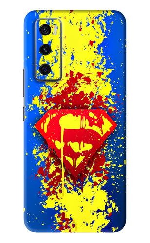 Superman logo Vivo V20 SE Back Skin Wrap