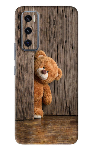Teddy Wooden Vivo V20 SE Back Skin Wrap