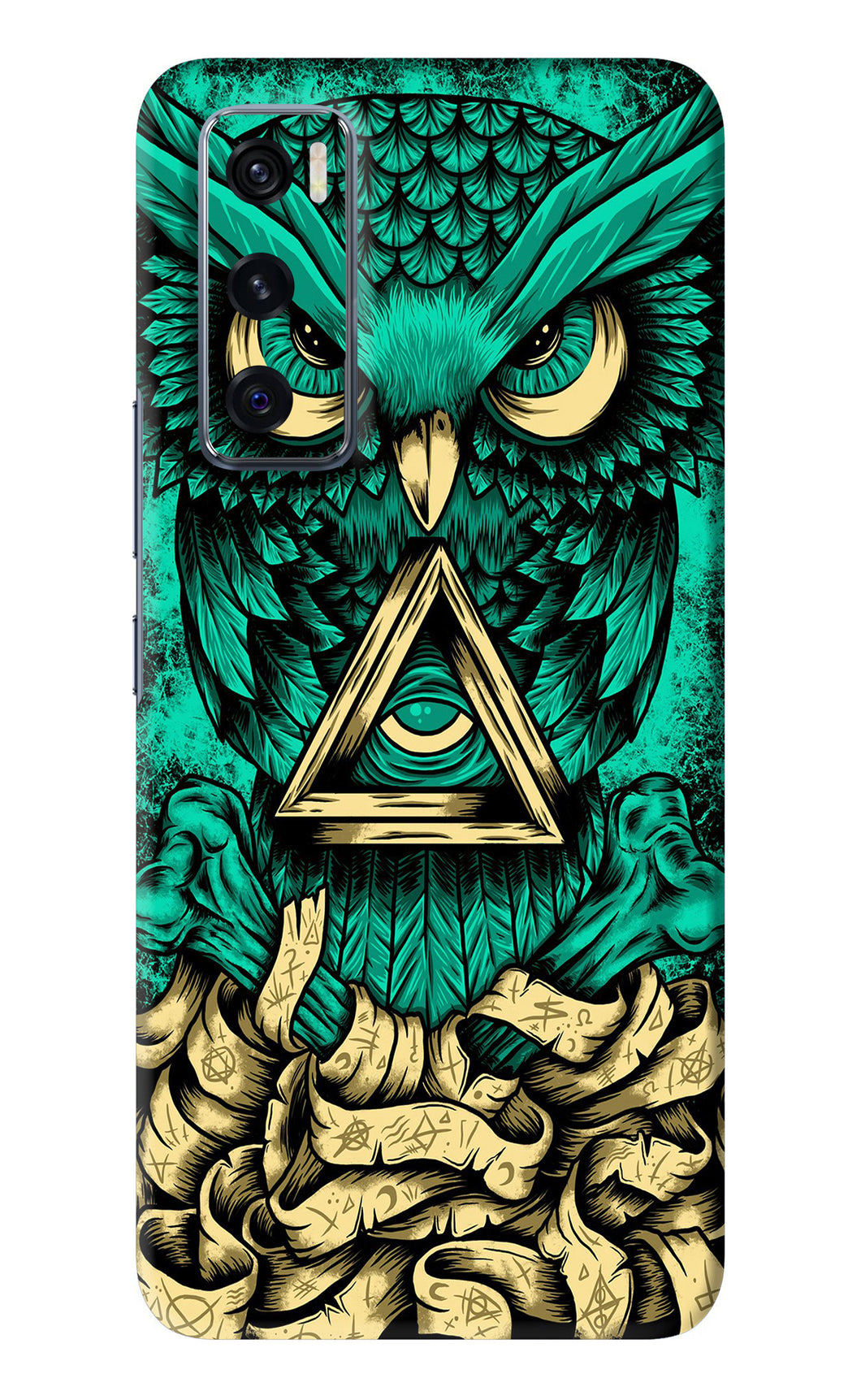 Green Owl Vivo V20 SE Back Skin Wrap