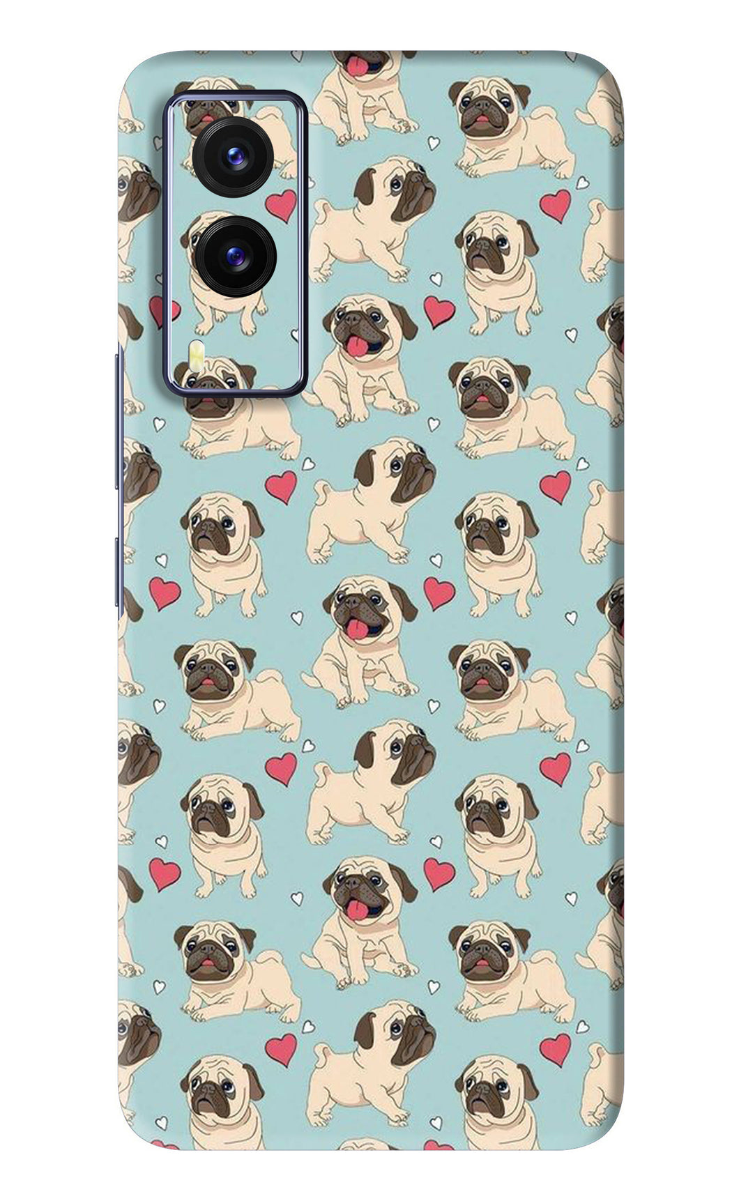 Pug Dog Vivo V21E Back Skin Wrap