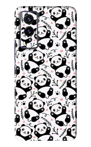 Cute Panda Vivo V21E Back Skin Wrap