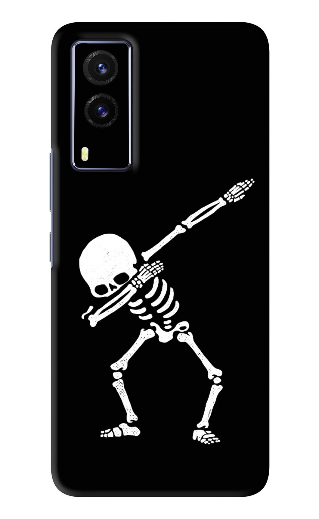 Dabbing Skeleton Art Vivo V21E Back Skin Wrap