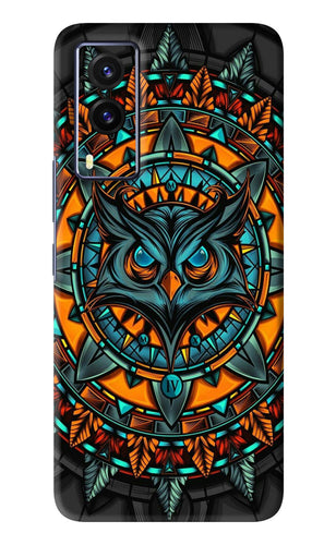 Angry Owl Art Vivo V21E Back Skin Wrap