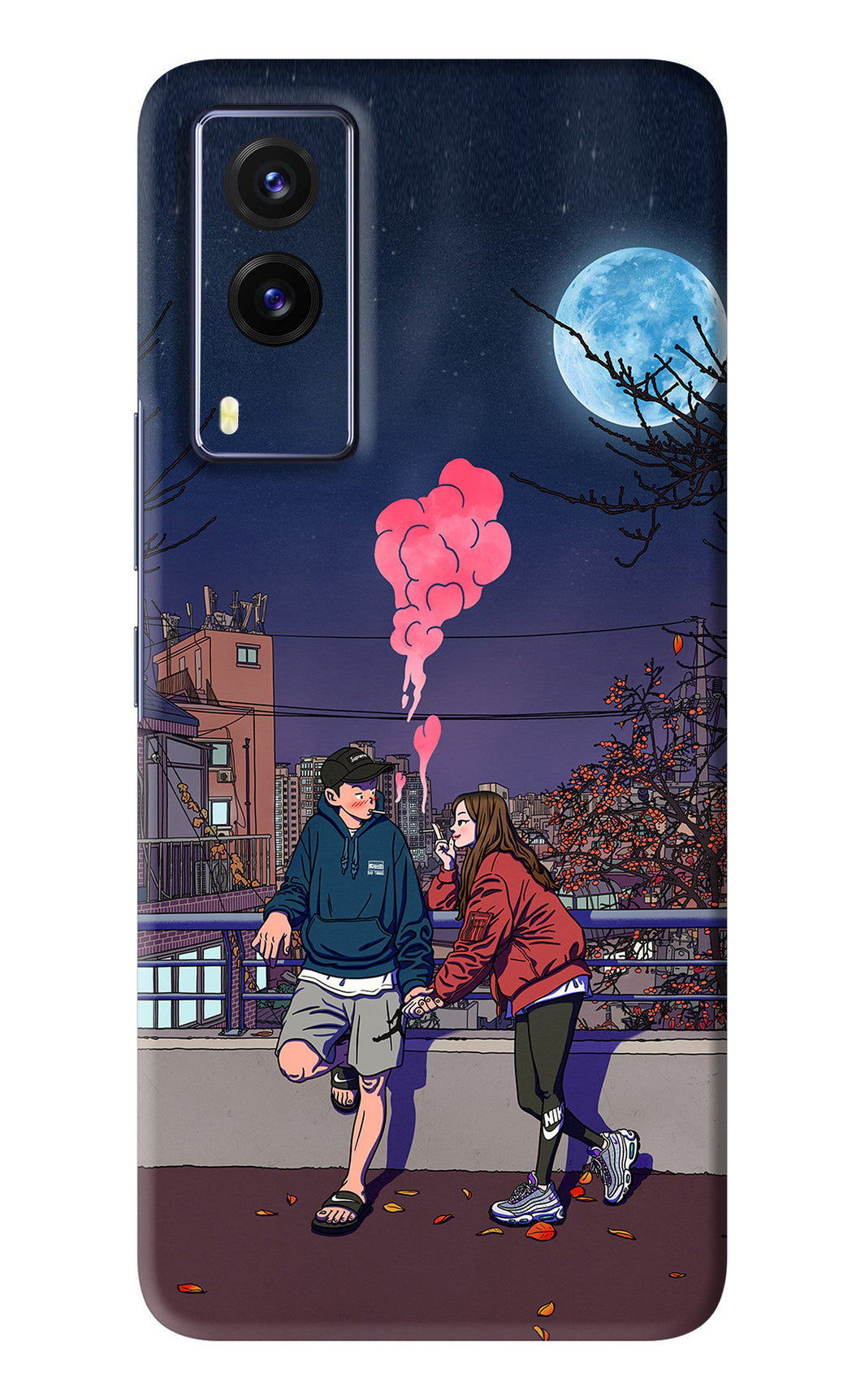 Chilling Couple Vivo V21E Back Skin Wrap