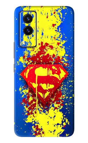Superman logo Vivo V21E Back Skin Wrap