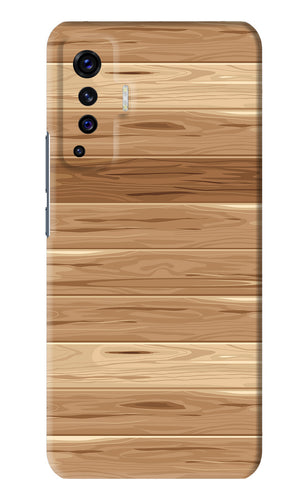 Wooden Vector Vivo X50 Back Skin Wrap