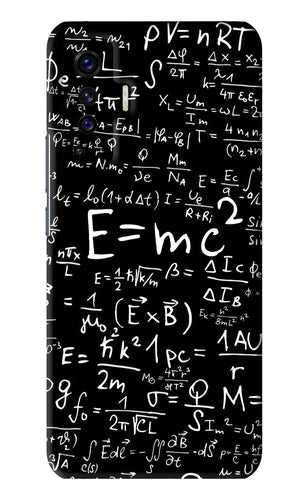 Physics Albert Einstein Formula Vivo X50 Back Skin Wrap
