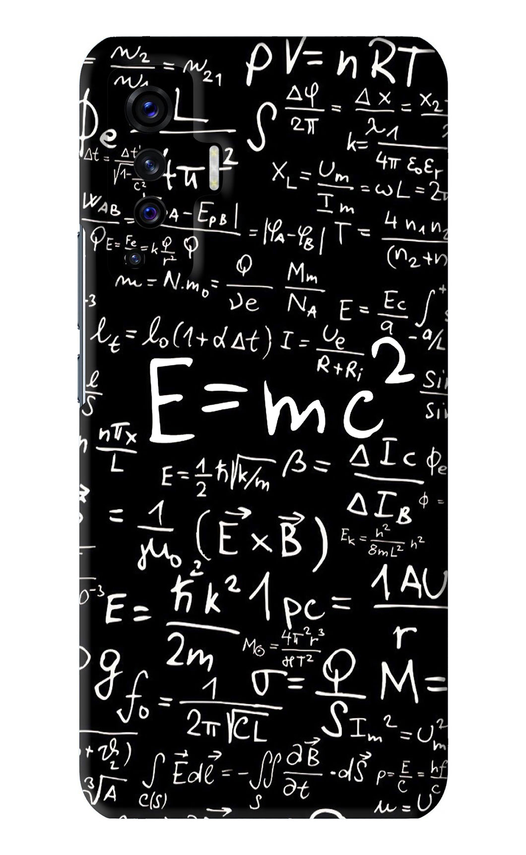 Physics Albert Einstein Formula Vivo X50 Back Skin Wrap