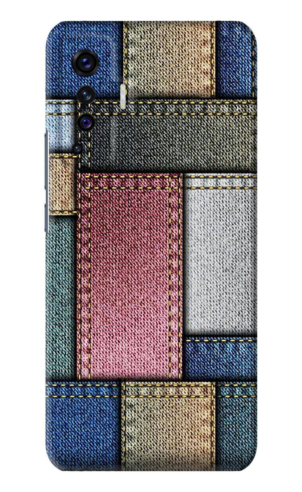 Multicolor Jeans Vivo X50 Back Skin Wrap