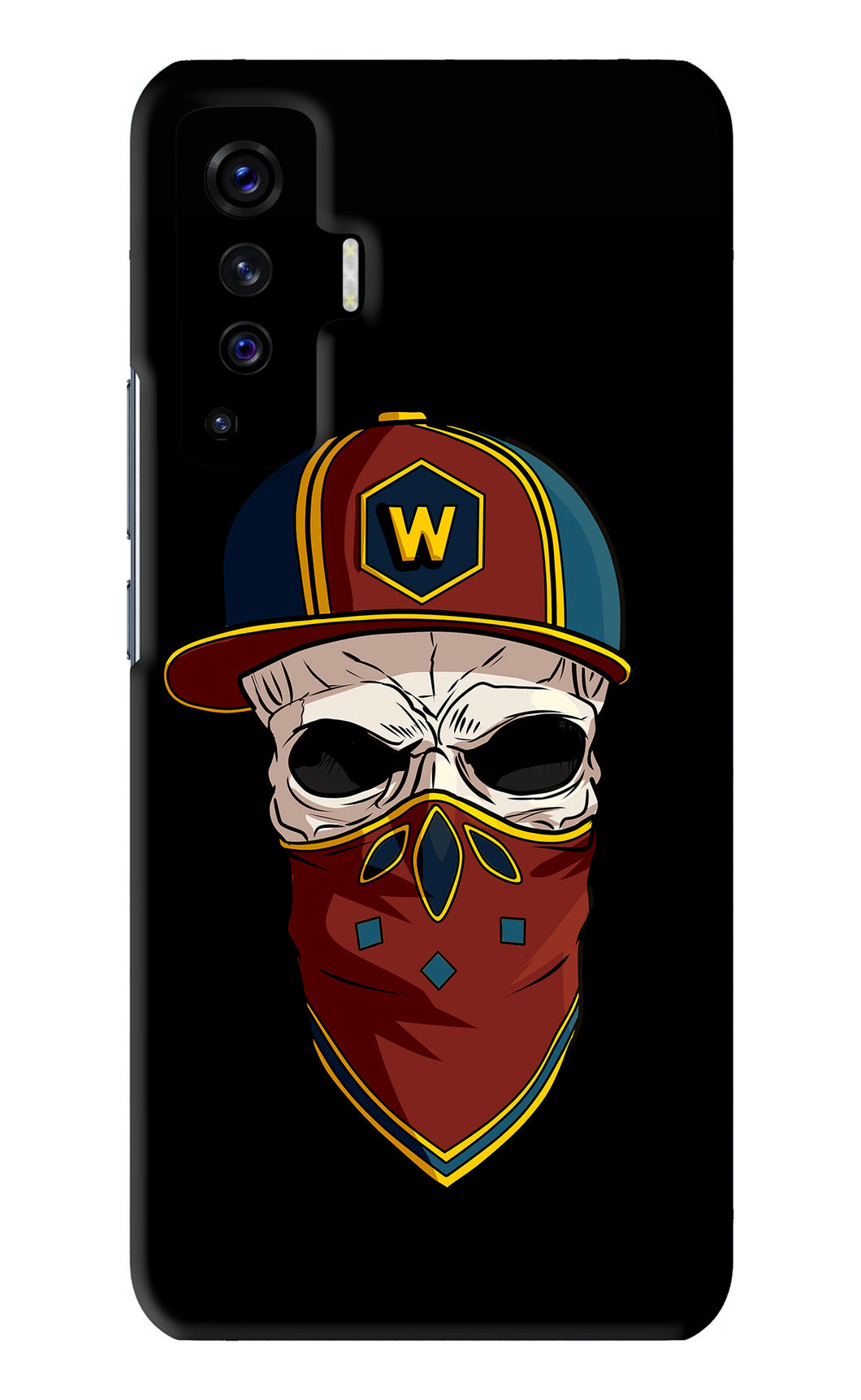 Skull Vivo X50 Back Skin Wrap