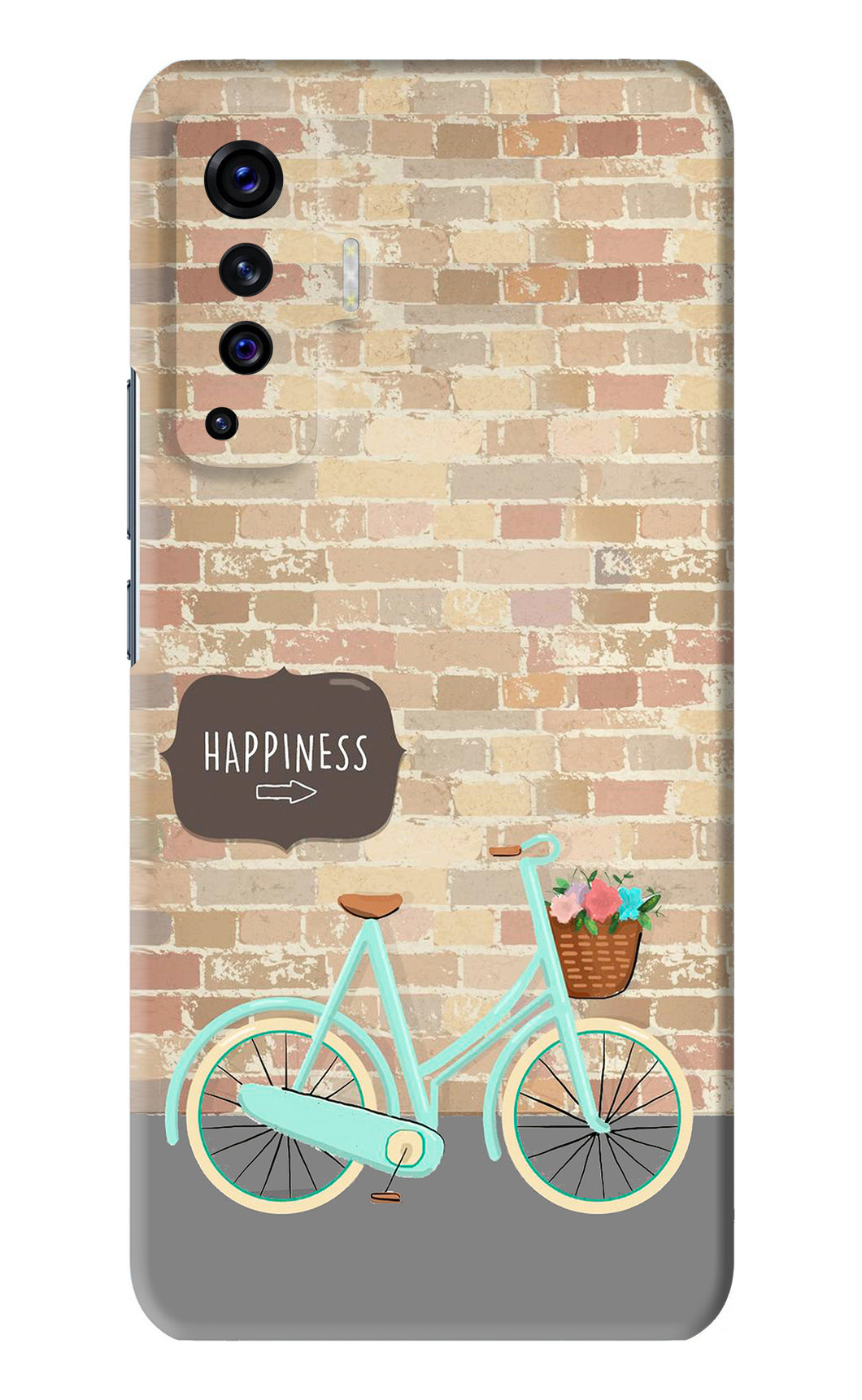 Happiness Artwork Vivo X50 Back Skin Wrap