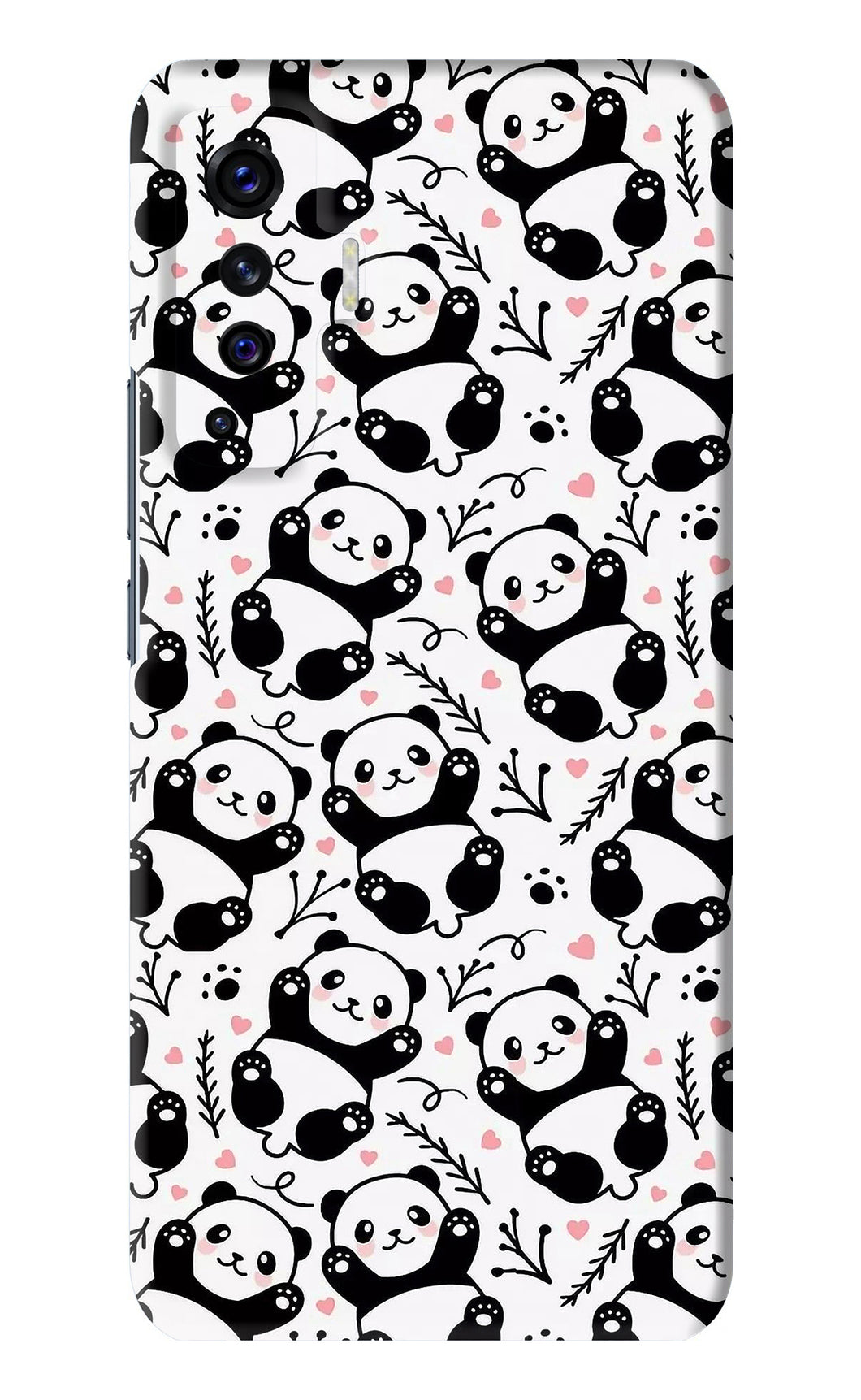 Cute Panda Vivo X50 Back Skin Wrap