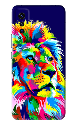 Vector Art Lion Vivo X50 Back Skin Wrap