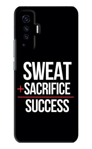 Sweat Sacrifice Success Vivo X50 Back Skin Wrap