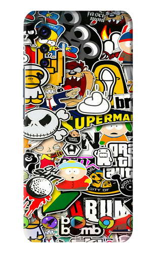 Sticker Bomb Vivo X50 Back Skin Wrap