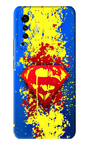 Superman logo Vivo X50 Back Skin Wrap