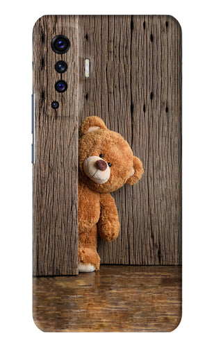 Teddy Wooden Vivo X50 Back Skin Wrap