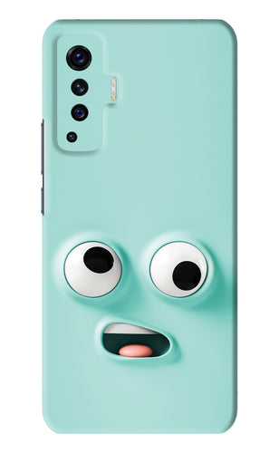 Silly Face Cartoon Vivo X50 Back Skin Wrap
